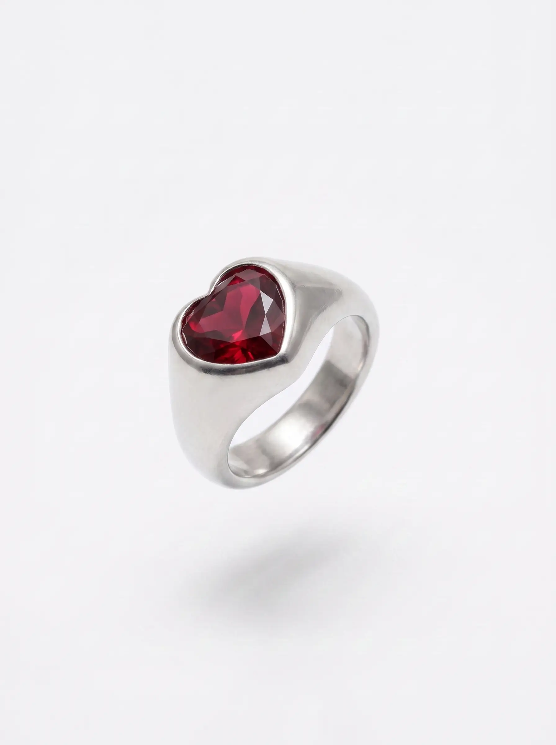 Obsidian Coil, a coiled ring in oxidized silver
